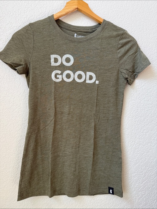cotopaxi Tops - Cotopaxi Short Sleeve Tee Shirt Do Good Olive Green Womens Small
